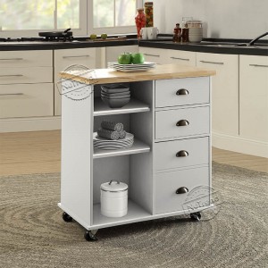 Rolling Kitchen Island Modular Kitchen Trolley Small Kitchen Island on Wheels 102068