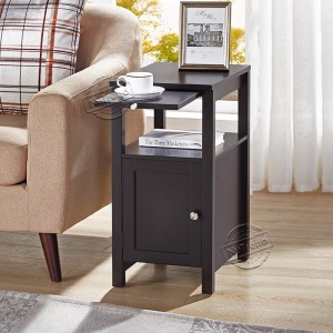 203316 Long Narrow Side Table with Storage for Living Room