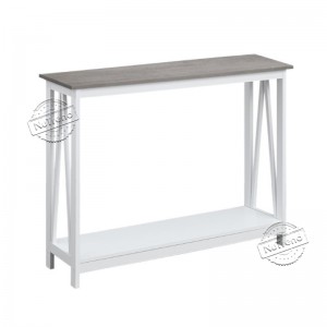 Small White Sofa Table with Shelves 203500TZ