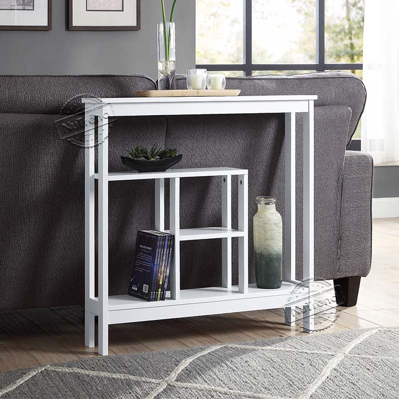 203503 3-Tier Accent Console Table for Small Hallway