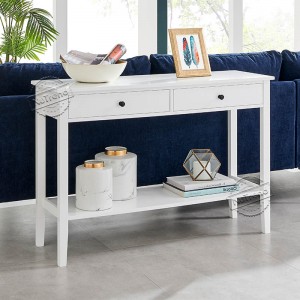 203618 Modern Console Table 2-Drawers Console Sofa Table for Entryway,Living Room,Bedroom