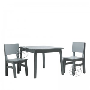 Kids Wood Table and 2 Chair Kids Furniture 701041
