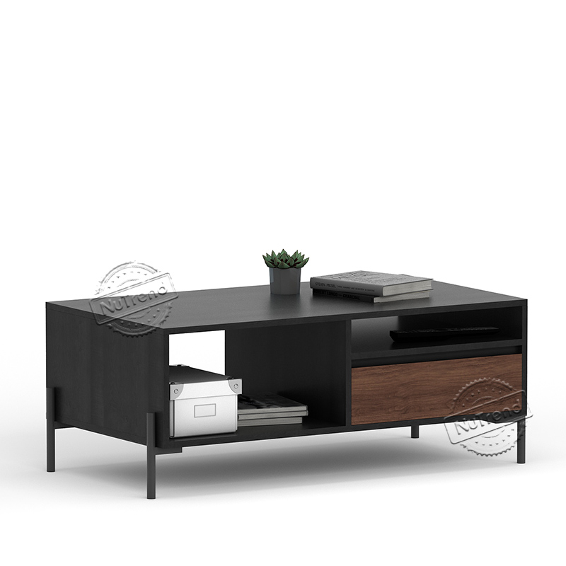 KF20-192 Kalmar Industrial Coffee Tables with Storage Shelf for Living Room Featured Image