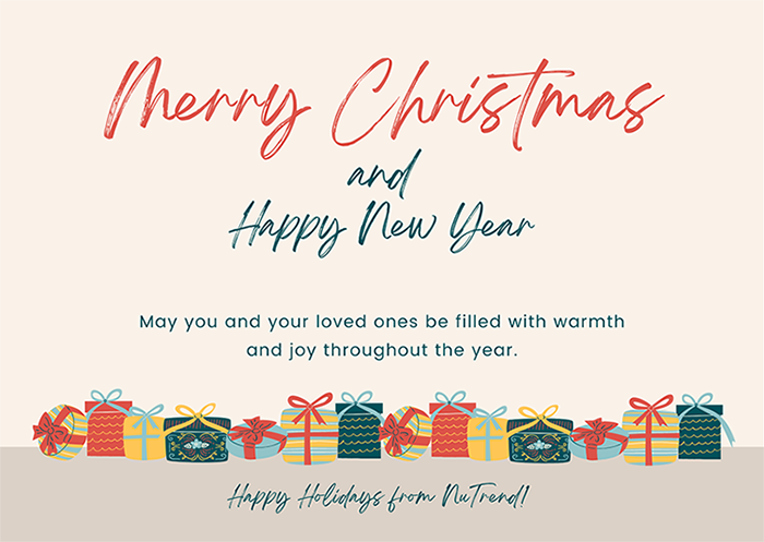 Merry Christmas and Happy New Year Greeting Card(1)